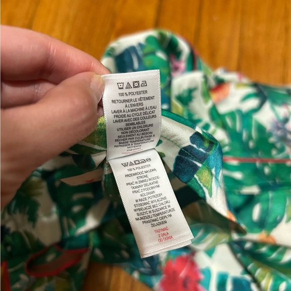 Tabitha Webb Tropical  Pjs Lounge Set Tropical Floral Top & Shorts Small - Picture 8 of 8